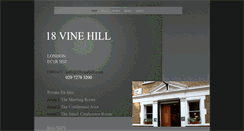 Desktop Screenshot of 18vinehill.com